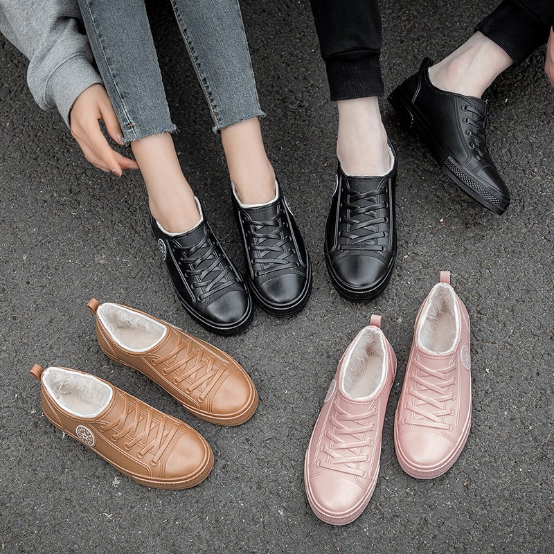 Work Car Wash Soft Bottom Low-Top Adult Women'S Waterproof Shoes Women'S Rain Shoes Women'S Rain Boots Shallow Mouth Outwear Korean Style Rain Shoes Women - Image 5